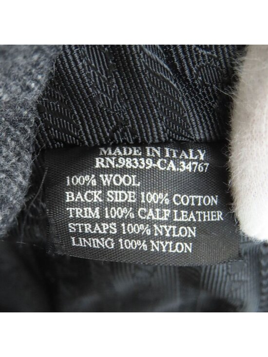 Prada Logo Backpack Wool main image 12